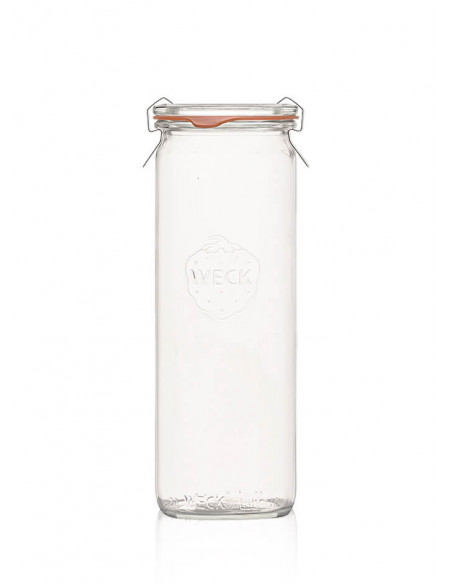 600ml WECK-Zylinderglas - komplett