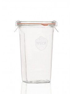 795ml WECK-Quadro-Glas -...