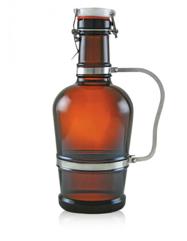 2 Liter NESTOR Bierflasche braun