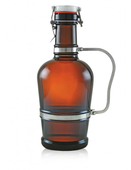 2 Liter NESTOR Bierflasche braun