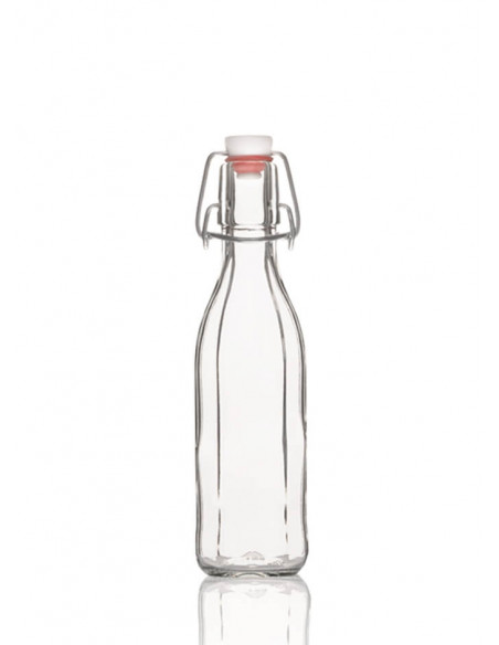 250ml SAFTFLASCHE inkl. Bügelverschluss (6er)