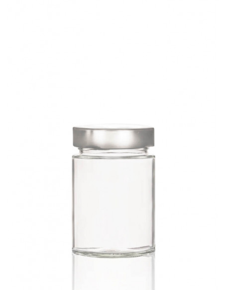 195ml SCHRAUBGLAS - DTO 58 inkl. Deckel (6er)