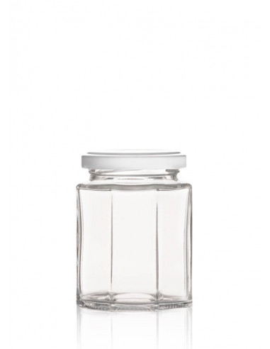 190ml SCHRAUBGLAS - TO 58 inkl. Deckel (6er)