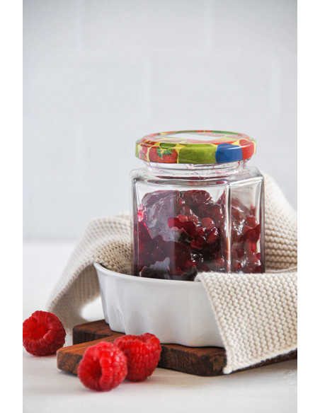 190ml SCHRAUBGLAS - TO 58 inkl. Deckel (6er)