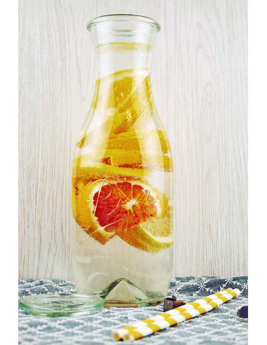 1 Liter REX-Pyramidenflasche - komplett