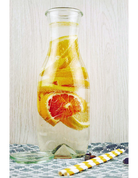 1 Liter REX-Pyramidenflasche - komplett