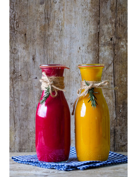 1 Liter REX-Saftflasche - komplett (6er)