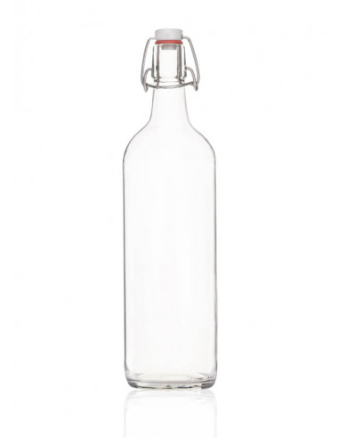 1 Liter Kurzhalsflasche (6er Pack) inkl. Bügelverschluss