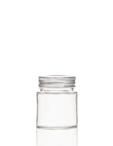 145ml SCHRAUBGLAS - GPI 56 inkl. Deckel silber (4er)