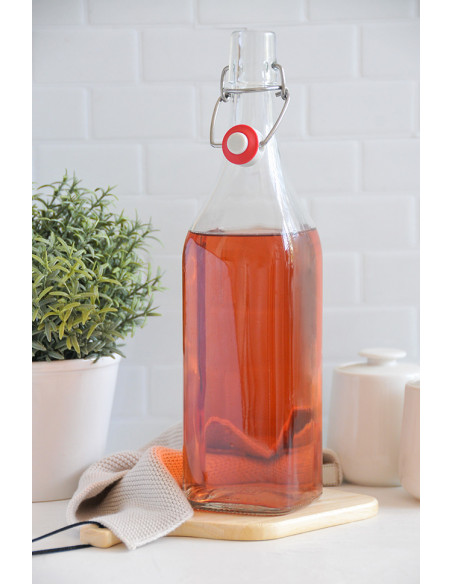 1 Liter SAFTFLASCHE inkl. Bügelverschluss (8er)