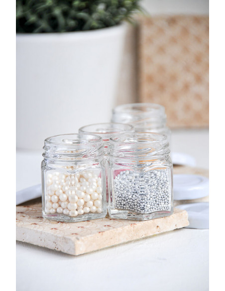 100ml SCHRAUBGLAS - TO 53 inkl. Deckel  Obst (6er)