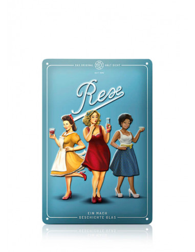 Rex-Blechschild Rex-Girls