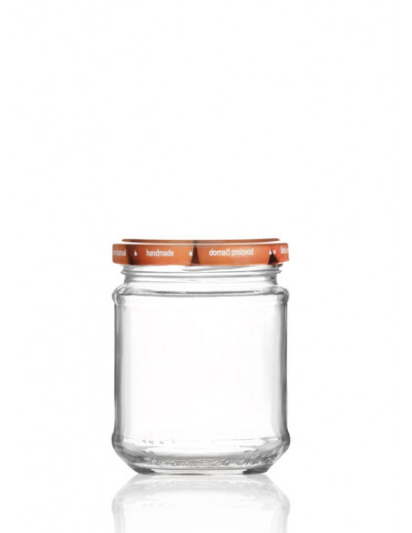 212ml SCHRAUBGLAS - TO 63 inkl. Deckel Obst (6er)