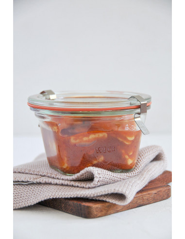 290ml WECK-Quadro-Glas - komplett