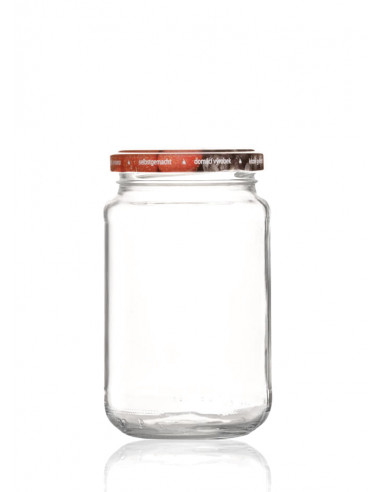 370ml SCHRAUBGLAS - TO 63 inkl. Deckel Obst (6er)