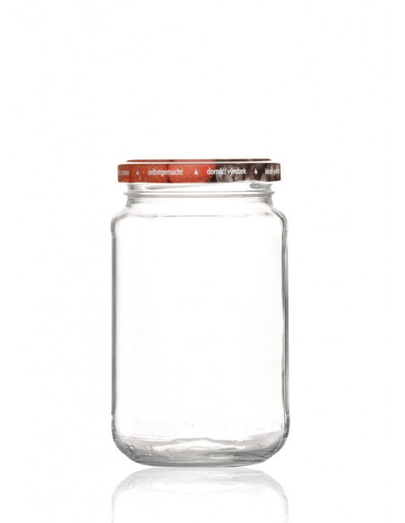 370ml SCHRAUBGLAS - TO 63 inkl. Deckel Obst (6er)