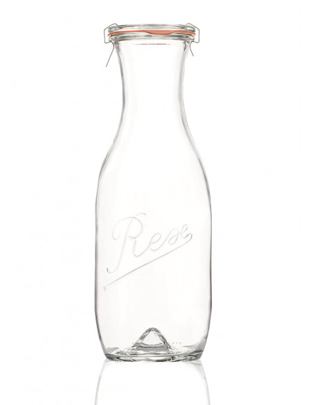 1 Liter REX-Pyramidenflasche - komplett