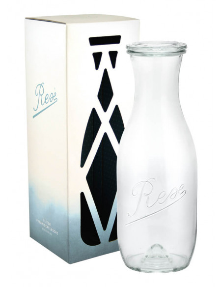 1 Liter REX-Pyramidenflasche - komplett