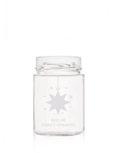 370 ml SCHRAUBGLAS - DTO 70 - Frohe Weihnachten