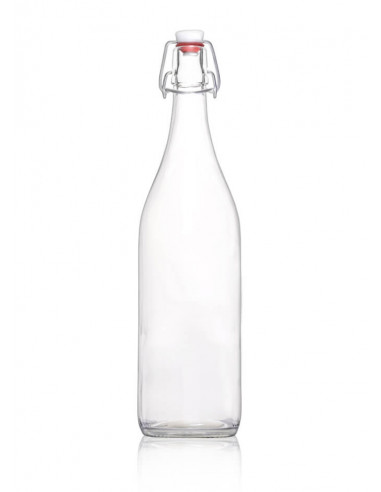 1 Liter Lochmundflasche (6er Pack) inkl. Bügelverschluss