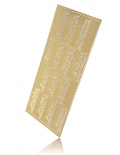 HERZLICHEN GLÜCKWUNSCH gold