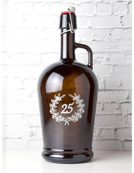 Aufkleber 3x Kranz mit 25iger