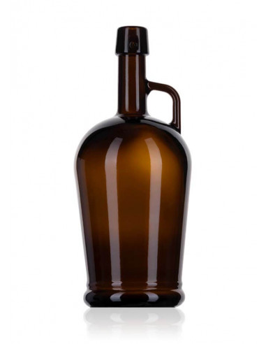 2 Liter CLASSICO Bierflasche braun