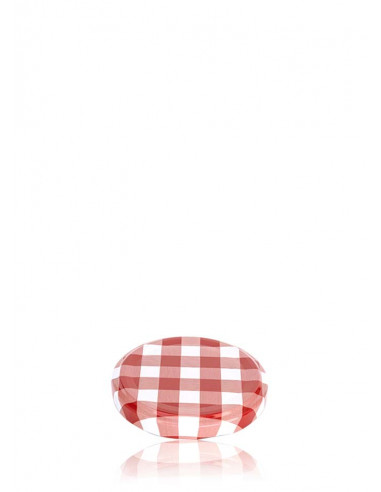 Schraubdeckel TO 63 rot-weiss-karo