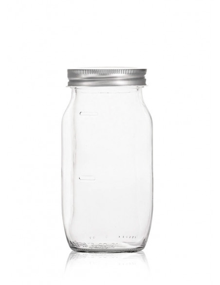 500ml MULTI Flasche inkl. Deckel (4er)