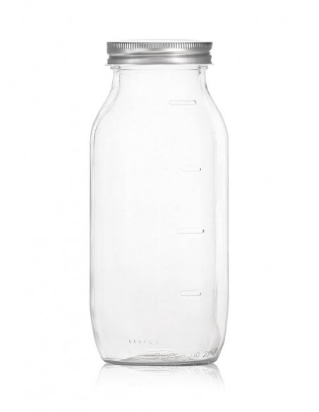 1 Liter MULTI Flasche inkl. Deckel (4er)
