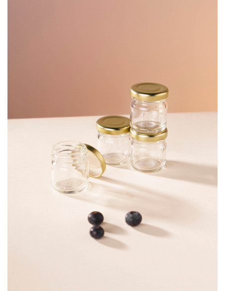 40ml SCHRAUBGLAS - TO 43 inkl. Deckel (12er)