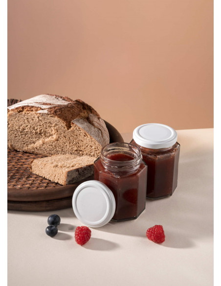 190ml SCHRAUBGLAS - TO 58 inkl. Deckel (6er)