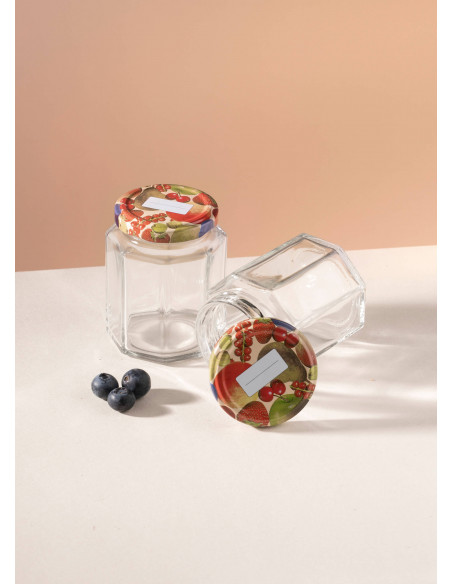 190ml SCHRAUBGLAS - TO 58 inkl. Deckel (6er)