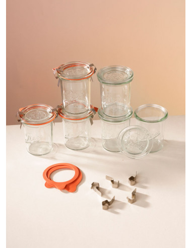 160ml REX-Sturzglas - komplett (6er)