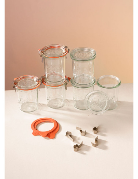 160ml REX-Sturzglas - komplett (6er)