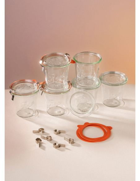 290ml REX-Sturzglas - komplett (6er)