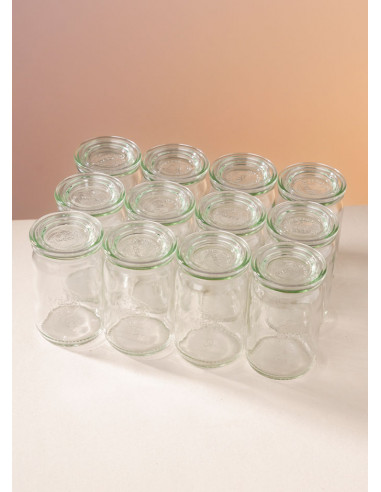 140ml WECK-Mini-Zylinderglas inkl. Deckel (12er)
