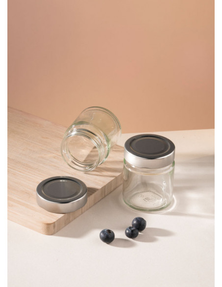 145ml SCHRAUBGLAS - DTO 58 inkl. Deckel (6er)