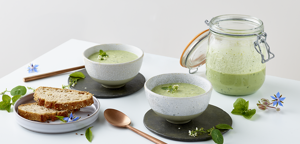 Zucchini-Suppe mit frischer Minze - myRex
