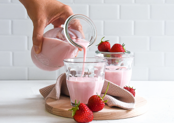Erdbeer-Bananen-Smoothie