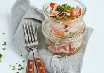 Leichter Wurstsalat