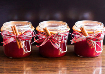 Würzige  Preiselbeer-Marmelade