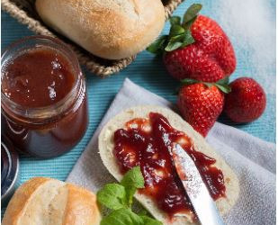 Erdbeermarmelade mit Pfiff