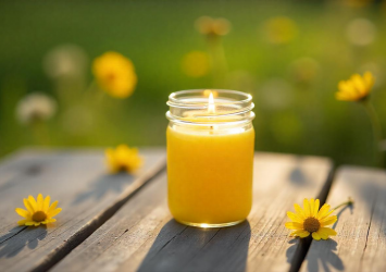Bye-bye Mücken: Citronella-Kerzen im Glas selbst gemacht