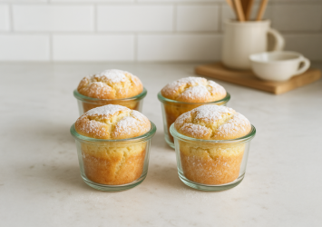 Saftiger Topfenkuchen im Glas -